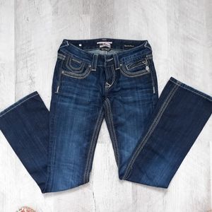 Express ReRock Barely Boot Jeans